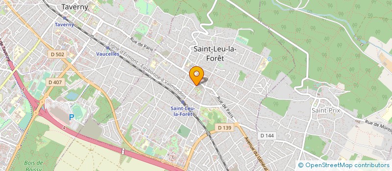localisation de l'entreprise A LA GERBE D'OR  SAINT-LEU-LA-FORET