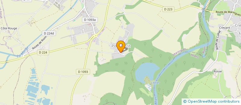 localisation de l'entreprise A LA GUINGUETTE  CREVANT-LAVEINE