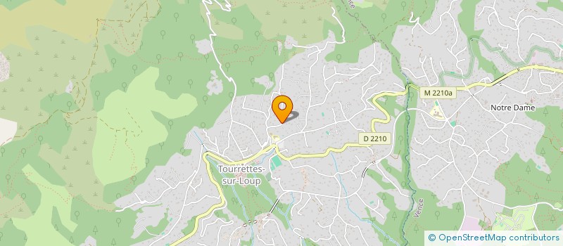 localisation de l'entreprise A LA KARTE à TOURRETTES-SUR-LOUP