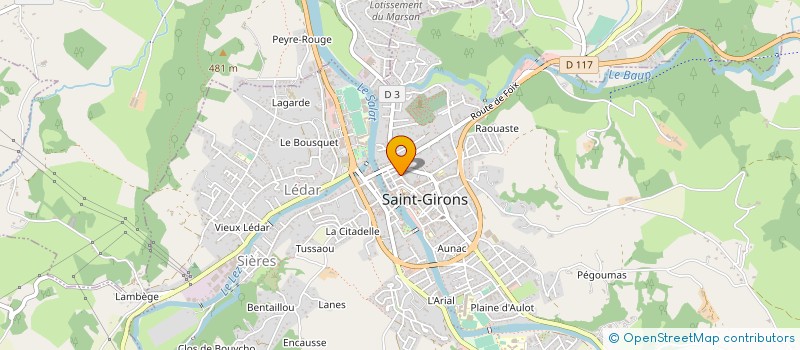 localisation de l'entreprise A LA LETTRE à SAINT-GIRONS