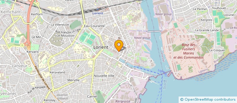 localisation de l'entreprise A LA LIGNE à LORIENT