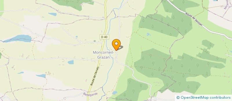 localisation de l'entreprise A LA LINHA DEL MOLIN  MONCORNEIL-GRAZAN