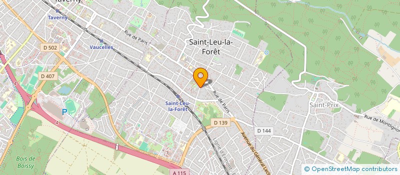 localisation de l'entreprise A LA LUMIERE DU BIJOU D'AUTEUR à SAINT-LEU-LA-FORET