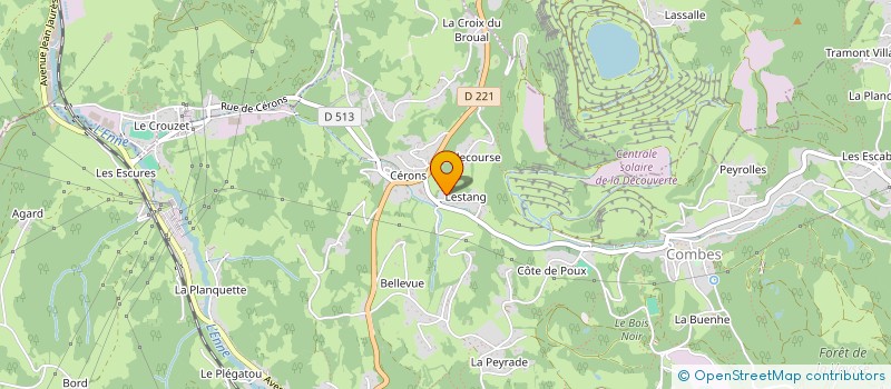 localisation de l'entreprise A LA LUMIERE DU FORT  AUBIN