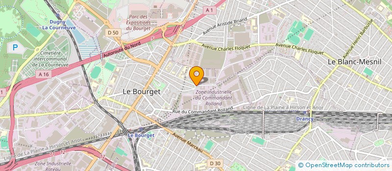 localisation de l'entreprise A LA MAISON à LE BOURGET