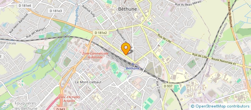 localisation de l'entreprise A LA MAISON à BETHUNE