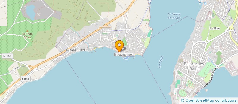 localisation de l'entreprise A LA MAISON DE LA MER  BOUZIGUES