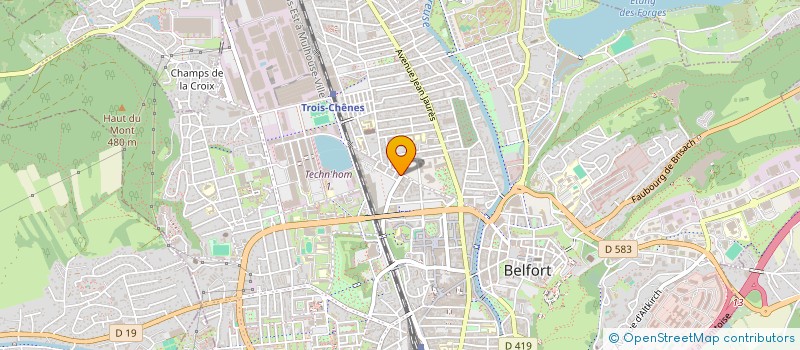 localisation de l'entreprise A LA MAISON SARL à BELFORT