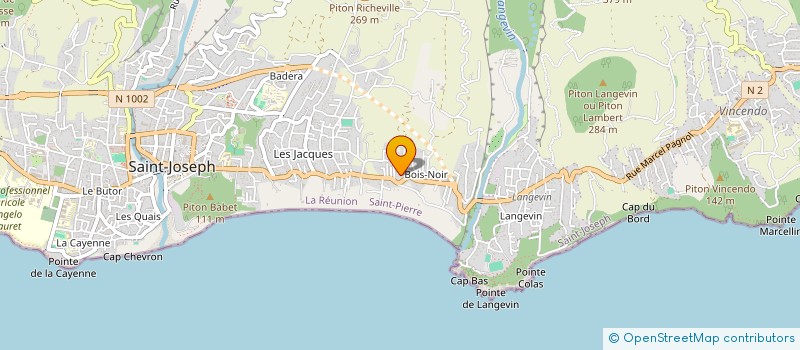 localisation de l'entreprise A LA MAM DU BONHEUR  SAINT-JOSEPH