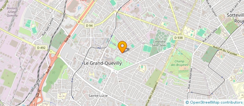localisation de l'entreprise A LA MAREE BERCKOISE à LE GRAND-QUEVILLY