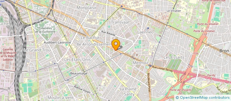 localisation de l'entreprise A LA MARQUISE  LYON