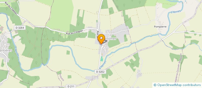 localisation de l'entreprise A LA MEDECINE DU MEUBLE à COURTOMER