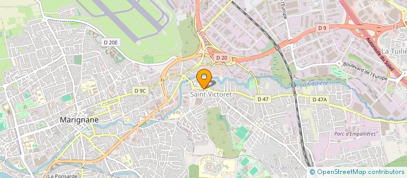 localisation de l'entreprise A LA NICHE ENCHANTEE  SAINT-VICTORET