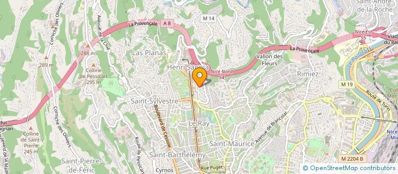 localisation de l'entreprise A LA NOISETINE à NICE