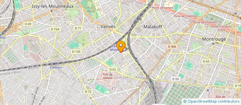 localisation de l'entreprise A LA PAGE  MALAKOFF