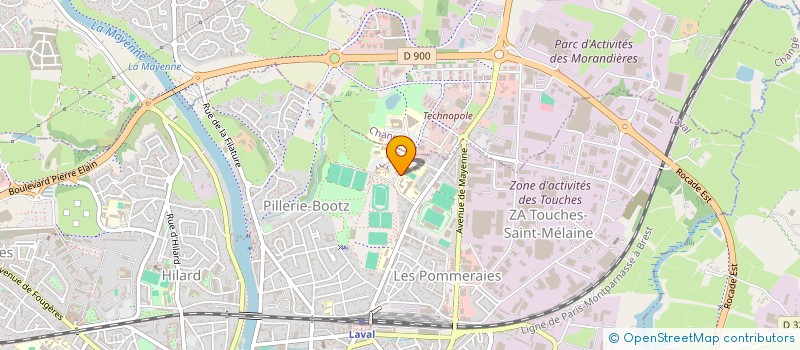 localisation de l'entreprise A LA PAGE FORMATION à LAVAL