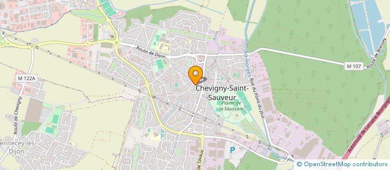 localisation de l'entreprise A LA PAJ  CHEVIGNY-SAINT-SAUVEUR