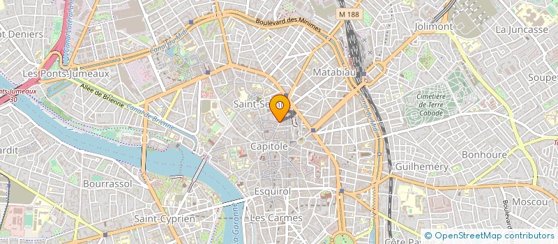localisation de l'entreprise A LA PARURE DE MARIEE MAISON D. COSTES à TOULOUSE
