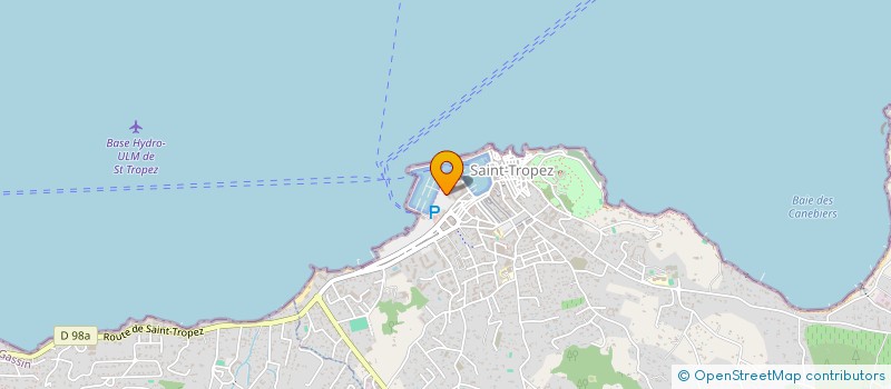 localisation de l'entreprise A LA PECHE AUX MOULES à SAINT-TROPEZ