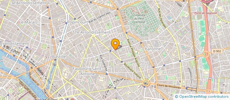 localisation de l'entreprise A LA PECHE DE BOULOGNE à PARIS