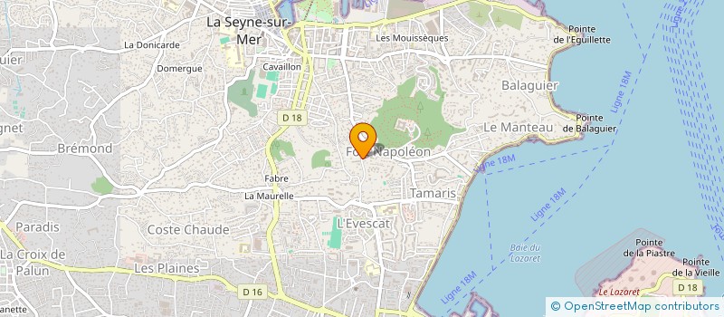 localisation de l'entreprise A LA PECHE PARTAGEE à LA SEYNE-SUR-MER