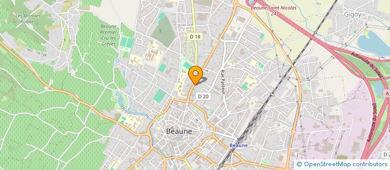 localisation de l'entreprise A LA PENSEE à BEAUNE