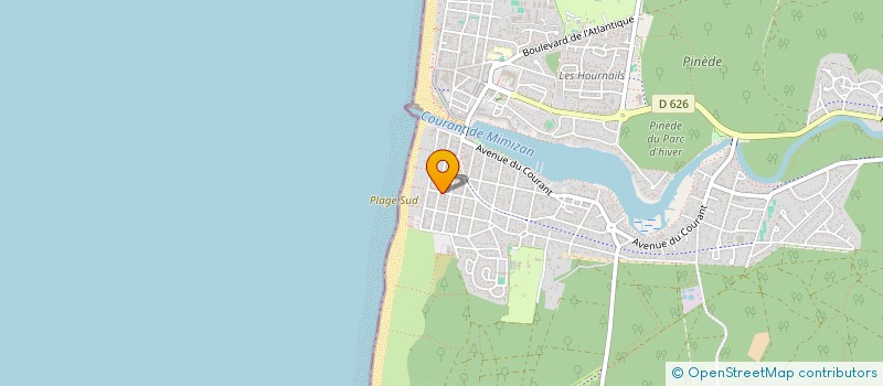 localisation de l'entreprise A LA PLAGE  MIMIZAN