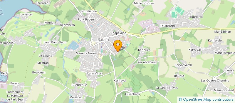 localisation de l'entreprise A LA PLAGE  BADEN