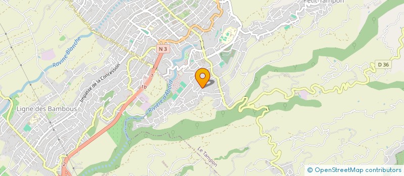 localisation de l'entreprise A LA POINTE  LE TAMPON