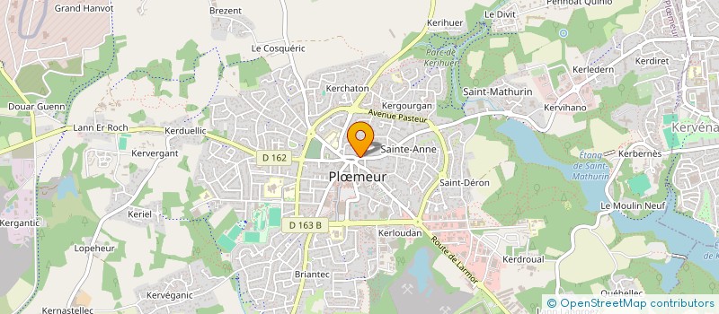 localisation de l'entreprise A LA POINTE DU PIED à PLOEMEUR