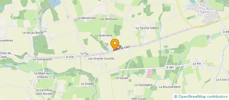 localisation de l'entreprise A LA PORTEE DE TOUS  PLEINE-FOUGERES