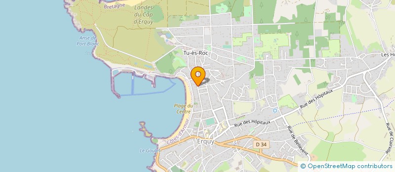 localisation de l'entreprise A LA POUDRE DE PERLIM'PAINPAIN à ERQUY