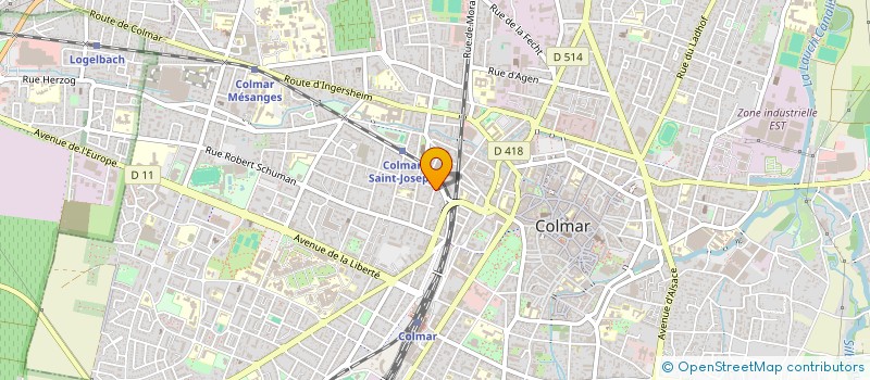 localisation de l'entreprise A LA RECHERCHE DES TRACES DES ARTISTES BARTLIN  COLMAR