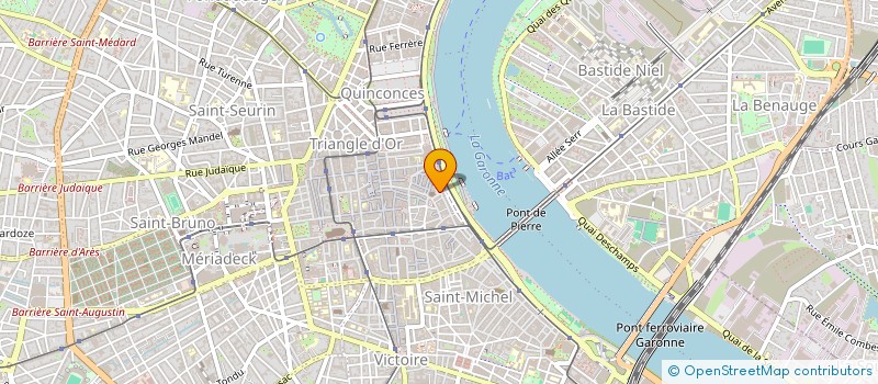 localisation de l'entreprise A LA RECHERCHE DU PAIN PERDU à BORDEAUX