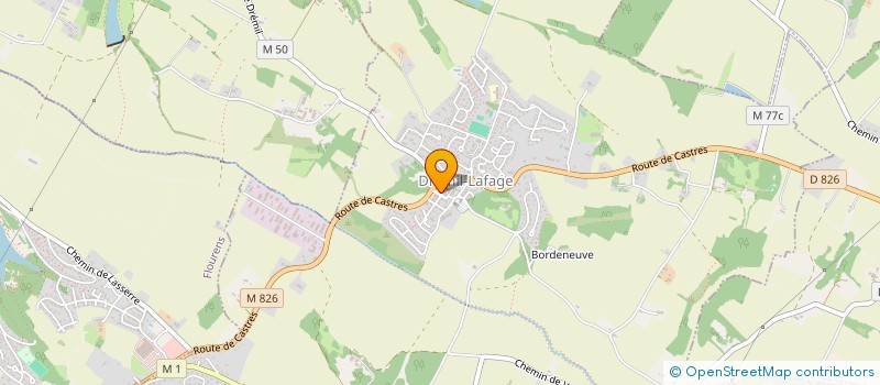 localisation de l'entreprise A LA RECHERCHE DU PASSE DE DREMIL LAFAGE  DREMIL-LAFAGE