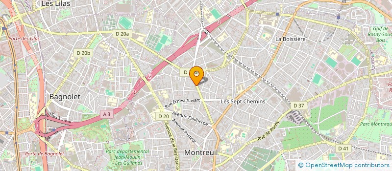 localisation de l'entreprise A LA REGALADE à MONTREUIL