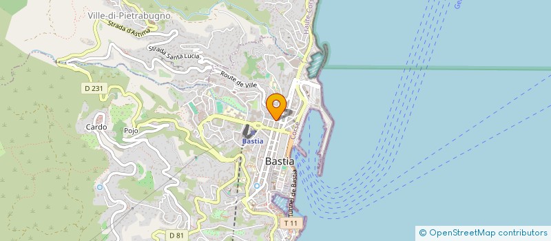 localisation de l'entreprise A LA REINE DES GLACES à BASTIA