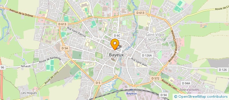 localisation de l'entreprise A LA REINE MATHILDE à BAYEUX