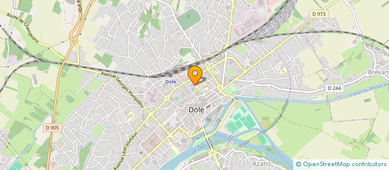 localisation de l'entreprise A LA RENCONTRE DE MES PENSEES POSITIVES à DOLE