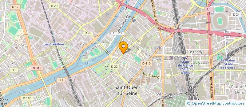 localisation de l'entreprise A LA RENCONTRE DU VIEUX SAINT-OUEN à SAINT-OUEN-SUR-SEINE
