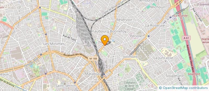 localisation de l'entreprise A LA SAVEUR D ANTAN à TOULOUSE