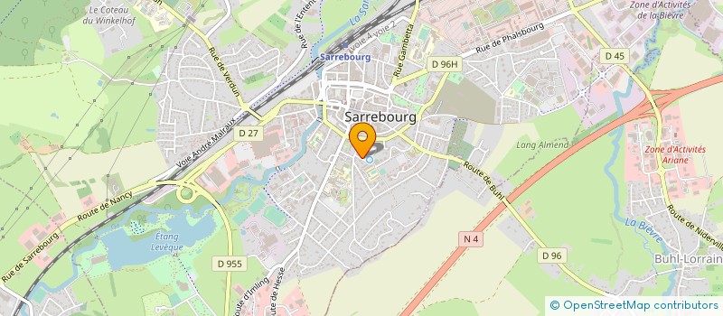 localisation de l'entreprise A LA SOURCE à SARREBOURG