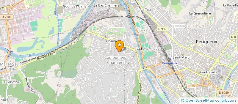 localisation de l'entreprise A LA SOURCE  COULOUNIEIX-CHAMIERS