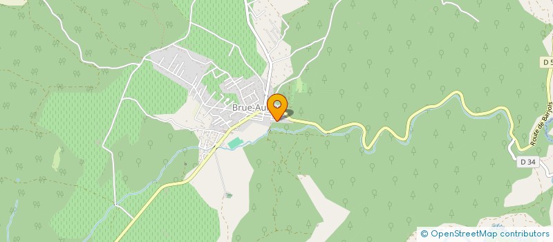 localisation de l'entreprise A LA SOURCE  BRUE-AURIAC