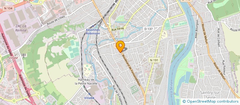localisation de l'entreprise A LA SOURCE à CORBEIL-ESSONNES
