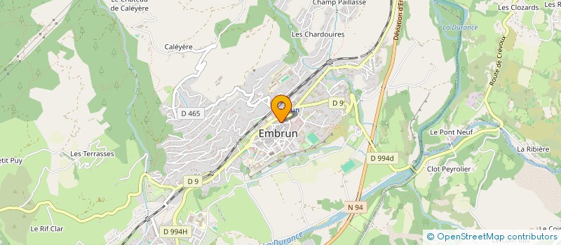 localisation de l'entreprise A LA SOURCE BIO à EMBRUN