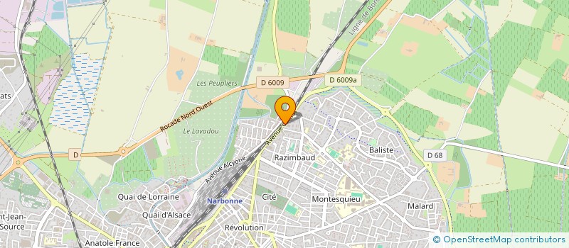 localisation de l'entreprise A LA SOURCE DE BEAUTE  NARBONNE