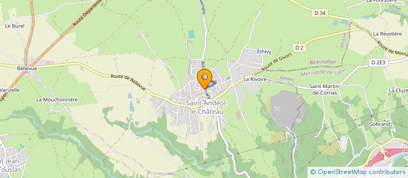 localisation de l'entreprise A LA SOURCE DU GODIVERT  BEAUVALLON