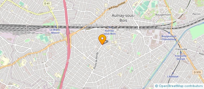 localisation de l'entreprise A LA TABLE D'ALADIN à AULNAY-SOUS-BOIS