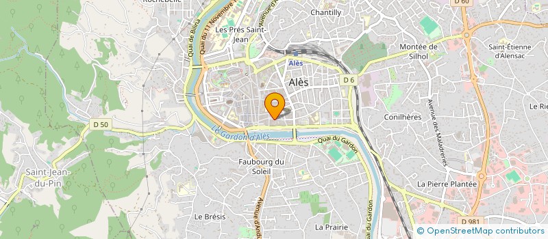 localisation de l'entreprise A LA TABLE DE LARRY à ALES